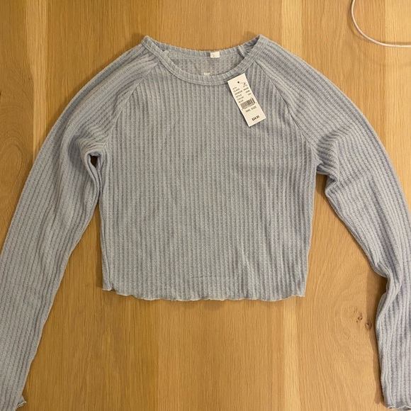 Pacsun Light Blue Waffle long sleeve, size small, tags on - Picture 1 of 2